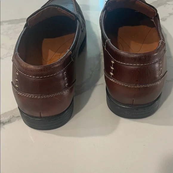 Jos. A. Bank Dark Brown Leather Loafers - Picture 9 of 9